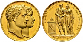 FRANKREICH 
 Königreich 
 I. Kaiserreich. Napoleon I. 1804-1815. 
 Goldmedaille 1810. Auf seine Vermählung mit Erzherzogin Marie Louise, Tochter de...