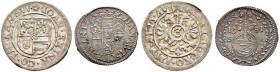 SAMMLUNG ELSASS 
 Hanau-Lichtenberg, Grafschaft 
 Johann Reinhard I. 1599-1625. 
 Groschen (3 Kreuzer) o. J., Woerth-sur-Sauer. Dazu: Friedrich Cas...