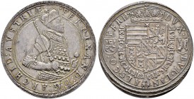 SAMMLUNG ELSASS 
 Vordere Landgrafschaft Elsass / Ensisheim 
 Erzherzog Ferdinand II. 1564-1595. 
 Doppeltaler o. J., Ensisheim. 57.38 g. Klemesch ...