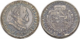 SAMMLUNG ELSASS 
 Vordere Landgrafschaft Elsass / Ensisheim 
 Rudolf II. 1576-1612. 
 Taler 1603, Ensisheim. 28.15 g. Klemesch 58. M.T. 582. Dav. 3...