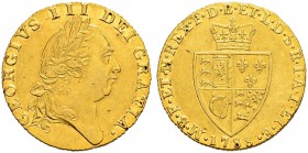 GROSSBRITANNIEN 
 George III. 1760-1820. 
 Guinea 1788. 8.36 g. S. 3729. Schl. 32. Fr. 356. Gutes sehr schön / Good very fine.