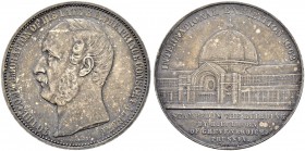 GROSSBRITANNIEN 
 Victoria, 1837-1901. 
 Silbermedaille 1862. Internationale Ausstellung 1862 in London. Stempel von C. Schnitzsphan und L. Wiener. ...