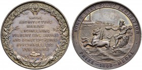GROSSBRITANNIEN 
 Victoria, 1837-1901. 
 Silbermedaille 1882. Preismedaille der North-East-Coast-Ausstellung in Tynemouth. Stempel von Reid & Sons. ...