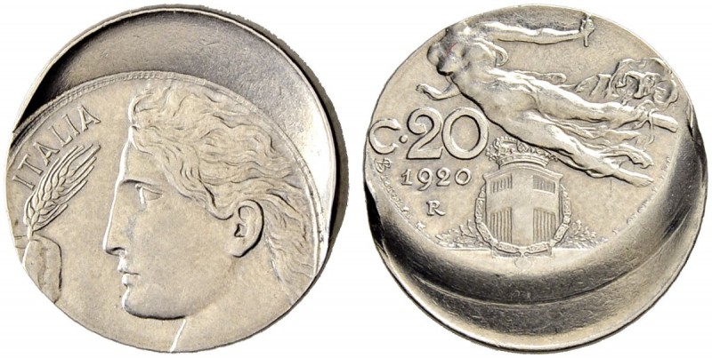 ITALIA 
 Regno d'italia 
 Vittorio Emanuele III. 1900-1946. 
 20 Centesimi 19...