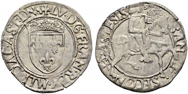 ITALIA 
 Asti 
 Ludovico XII di Francia, 1498-1515. 
 Cavalotto s. d. (1508-1...