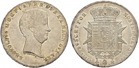ITALIA 
 Firenze 
 Leopoldo II. Di Lorena, 1824-1859. 
 Francescone 1856. 27.22 g. MIR 449/3. Pag. 117. Dav. 160. QFDC.