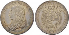 ITALIA 
 Savoia / Sardegna 
 Vittorio Emanuele I, 1802-1821. 
 1/2 Scudo 1814, Torino. 17.59 g. Nomisma 500. Caduzzo 1021. Pag. 16. Molto raro. Fdc...