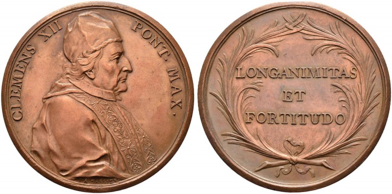 ITALIA 
 Vaticano - Stato Pontificio 
 Clemente XII. 1730-1740. 
 Medaglia in...