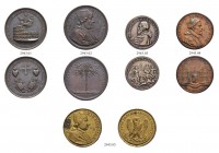 ITALIA 
 Vaticano - Stato Pontificio 
 Lotto. 
 Medaglia -. Gregorio XIII. Medaglia 1572. Clemente X. Medaglia in bronzo 1672. Benedetto XIV. Medag...