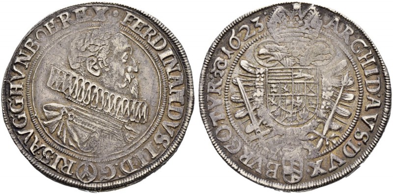 RDR / ÖSTERREICH 
 Ferdinand II. 1618-1637. 
 Taler 1623, Wien. 28.42 g. MzA p...