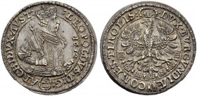 RDR / ÖSTERREICH 
 Weitere Münzen der Münzstätte Ensisheim, siehe Nr. 2734 
 Vierteltaler 1632, Hall. 7.10 g. MzA p. 129. M.T. 492. Sehr schön-vorzü...