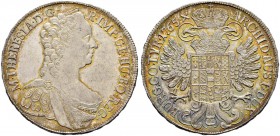 RDR / ÖSTERREICH 
 Maria Theresia, 1740-1780. 
 Konventionstaler 1765, Wien. 28.05 g. Eypeltauer 74. Dav. 1112. Av. winzige Justierspuren, hübsche P...