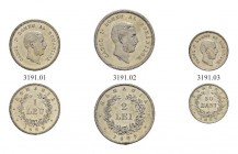 RUMÄNIEN 
 Probe 
 2 Lei 1869, Heaton Mint. , Weissmetall. 27 mm. 8.58 g. 2 mm dick. Glatter Rand. 1 Lei 1869, Heaton Mint. Probe. 22.7 mm. 6.07 g. ...