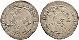 UNGARN 
 Karl Robert, 1308-1342. 
 Groschen o. J. (1337). 3.57 g. Huszar 448. Sehr selten / Very rare. Sehr schön / Very fine.