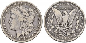 USA 
 1 Dollar 1893, San Francisco. 26.02 g. Sehr selten / Very rare. Kratzer / Scratches. Sehr schön / Very fine.