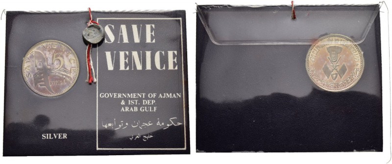 VEREINIGTE ARABISCHE EMIRATE 
 Ajman 
 5 Ryals o. J. (1971). SAVE VENICE. In v...