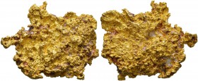 GOLDNUGGETS 
 Goldnugget. Kristalline Struktur. 155.31 g. Sehr selten / Very rare.