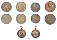 GEMISCHTE LOTS 
 Diverse Münzen und Medaillen. Frankreich. 5 Francs 1869, Pais. 5 Francs 1873, Paris. Niederlande. 1/2 Philippstaler 1563, Mzz. nicht...