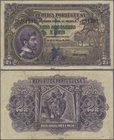 Angola: 2 1/2 Angolares 1942, P.69, ink stains, lightly toned and a few folds. Condition: F/F+
 [taxed under margin system]