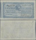 Argentina: Banco Parana 1/2 Real 1868, P.S1811a, small tear at center, some folds. Condition: F+
 [taxed under margin system]