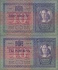 Austria: Set with 15 pcs. 10 Kronen 1904, P.9 in about F+ to VF condition. (15 pcs.)
 [taxed under margin system]