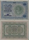 Austria: Donaustaat with Lottery overprint on 1000 Schilling 1925 P. S155b, after WWI the state ”Donaustaat” was planned in central Europe. Currency w...