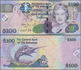 Bahamas: 100 Dollars 2009, P.76 in perfect UNC condition.
 [taxed under margin system]