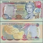 Bermuda: 50 Dollars 2000, P.54a in perfect UNC condition.
 [taxed under margin system]