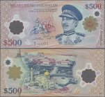 Brunei: 500 Ringgit 2013, P.31b in perfect UNC condition.
 [taxed under margin system]