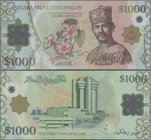 Brunei: 1000 Ringgit 2006, P.32 in perfect UNC condition.
 [taxed under margin system]