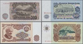 Bulgaria: Very nice set with 20 Banknotes 1 - 500 Leva 1951-1990, P.80a-98, all in aUNC/UNC condition. (20 pcs.)
 [taxed under margin system]