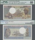 Central African Republic: Banque des États de l'Afrique Centrale - Empire Centrafricain 1000 Francs 1978, P.6, very nice condition with a few minor re...