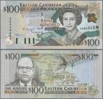 East Caribbean States: 100 Dollars ND(2000) letter M = MONTSERRAT, P.41m in perfect UNC condition.
 [taxed under margin system]