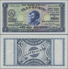 Ethiopia: 2 Thalers 1933, P.6, very popular and rare banknote in perfect UNC condition. Rare!
 [taxed under margin system]