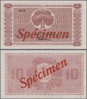 Finland: 10 Markkaa 1945, Litt. B, SPECIMEN, P.85s in perfect UNC condition. Very Rare!
 [taxed under margin system]