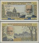 France: 500 Francs 1958 P. 133b, Victor Hugo, pressed even it would not have been neccessary because this note has no damages like tears, only 2 very ...