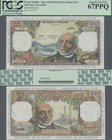 French Antilles: Institut d'Émission des Départements d'Outre-Mer 100 Francs ND(1964) with signatures: André Postel-Vinay & Bernard Clappier, P.10b in...