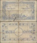 French Indochina: Banque de l'Indo-Chine – Saïgon 20 Piastres 1907, P.36, almost well worn condition with toned paper, many folds and border tears. Co...
