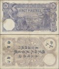 French Indochina: Banque de l'Indo-Chine – Saïgon 20 Piastres 1917 with signature titles: ”Administrateur & Administrateur-Directeur”, P.38b, highly r...