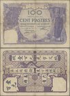 French Indochina: Banque de l'Indo-Chine – Saïgon 100 Piastres 1914, P.39, highly rare and seldom offered banknote, still in nice condition with toned...