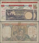 French Indochina: Banque de l'Indochine very nice lot with 6 banknotes series ND(1947-51) with 2x 10, 20, 2x 100 and 500 Piastres P.80, 81, 82a,b, 83 ...