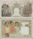 French Indochina: Institut d'Émission des États du Cambodge, du Laos et du Vietnam – Vietnam issue, set with 6 banknotes containing 1 Piastre ND(1953)...