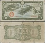 French Indochina: French Indochina - Vietnam, Japanese Imperial Government 5 Yen ND(1942), P.M3, extraordinary rare banknote with a few small border t...