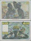 French West Africa: Institut d'Émission de l'Afrique Occidentale Française et du Togo 50 Francs ND(1956), P.45 in perfect UNC condition. Very Rare!
 ...