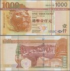 Hong Kong: Hongkong & Shanghai Banking Corporation Limited 1000 Dollars 2003, P.211a in perfect UNC condition.
 [taxed under margin system]
