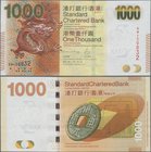 Hong Kong: Standard Chartered Bank (Hong Kong) Ltd 1000 Dollars 2016, P.301e in perfect UNC condition.
 [taxed under margin system]
