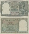 India: 5 Rupees ND(1943) P. 23a, light folds in paper, red serial number, usual pinholes, original colors, condition: VF+.
 [plus 19 % VAT]