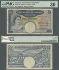 Jamaica: Government of Jamaica 5 Pounds March 17th 1960, P.48a, highly rare note in used condition with toned paper and several folds, PMG graded 30 V...