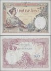 Martinique: Banque de la Martinique 500 Francs ND(1932-45) SPECIMEN, P.14s with perforation “Annulé” at left and “Specimen” at right, extraordinary ra...
