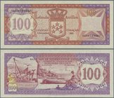 Netherlands Antilles: 100 Gulden 1981, P.19b in UNC condition
 [taxed under margin system]